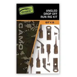 Speciale Aanbieding Fox Edges Angled Drop Off Run Rig Kit (5 Stuks) Naturals