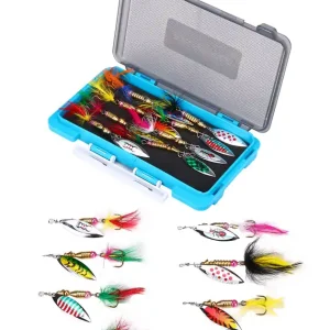 Fish4All Spinner Box Willow 7cm 4.3g (8 Stuks) Uitverkoop