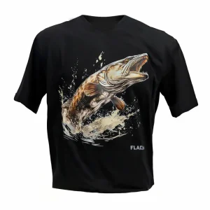 Koop Vandaag Fladen T-Shirt Pike Hunter L