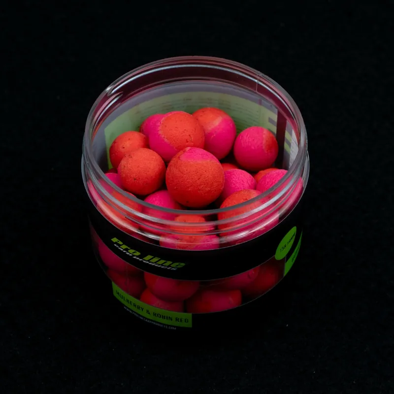 Pro Line Wonka's Mulberry & Robin Red 15&18mm Mixed Hookbaits (200ml) Fabrieksprijs