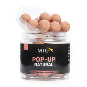 Speciale Aanbieding MTC Baits Pop-Up Natural Strawberry Big Fish 16mm