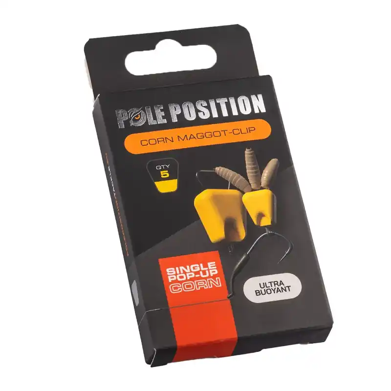 Weekendaanbieding Pole Position Corn Maggotclip Single (5pcs)