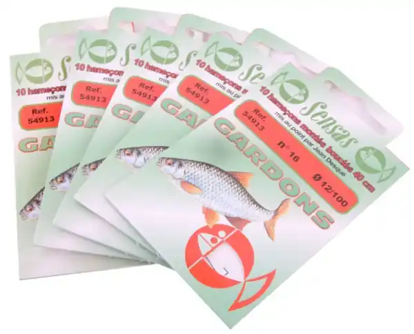 Exclusieve Aanbieding 5 pakjes Sensas Witvisonderlijnen Size 16 (0.12mm)