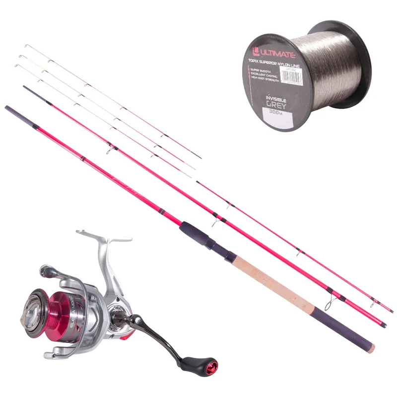 Shop Nu Ultimate Pink Feeder Hengelset 3.00m (40-80g)