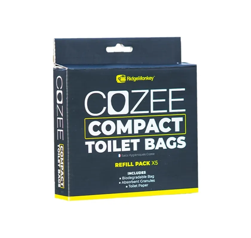 Rechtstreeks Van De Fabrikant RidgeMonkey CoZee Compact Toilet Bag Refills Navulverpakking (5pcs)