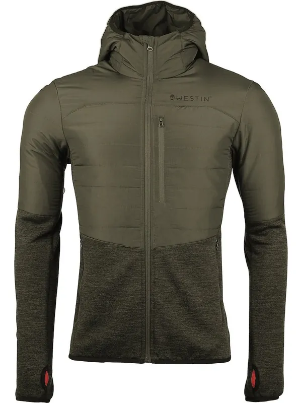 Veilige Betaling Westin Thermo Knit Jacket Beluga Green Visjas L