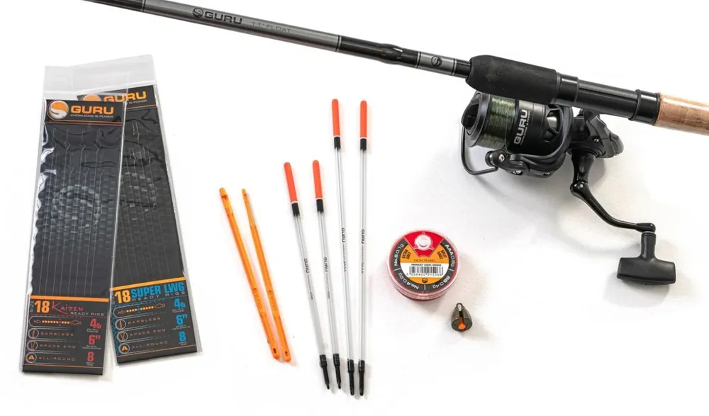 Voordeelprijs Guru Float Rod & Reel Combo Set 11' (1-15g) (Incl. Lijn & Accessoires)