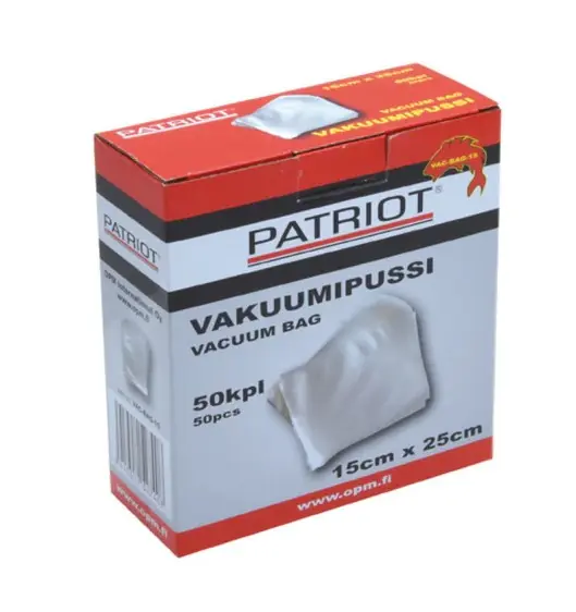 Patriot Vacuümzakken (50 Stuks) 20x30cm Nu Kopen