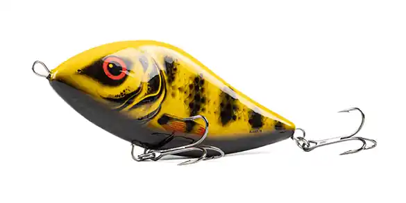 Koop Online Salmo Slider Jerkbait 16cm (152g) Black Widow