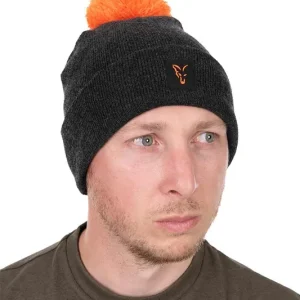 Beste Prijs Fox Collection Bobble Hat Black/Orange