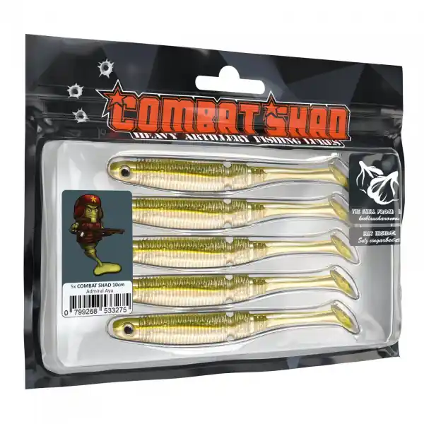 Dagaanbieding Combat Shad 12,5cm (4stuks) Major Glamour