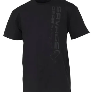 Exclusieve Aanbieding Savage Gear Vertical Logo Tee Black T-Shirt L