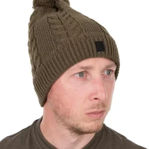 Betrouwbaar Fox Khaki Knitted Bobble Vismuts