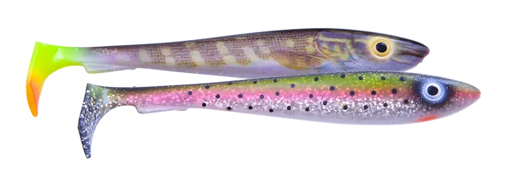 Svartzonker McRubber Pelagic Shad 29cm (2 stuks) Green Sunshine Flash Betaalbaar