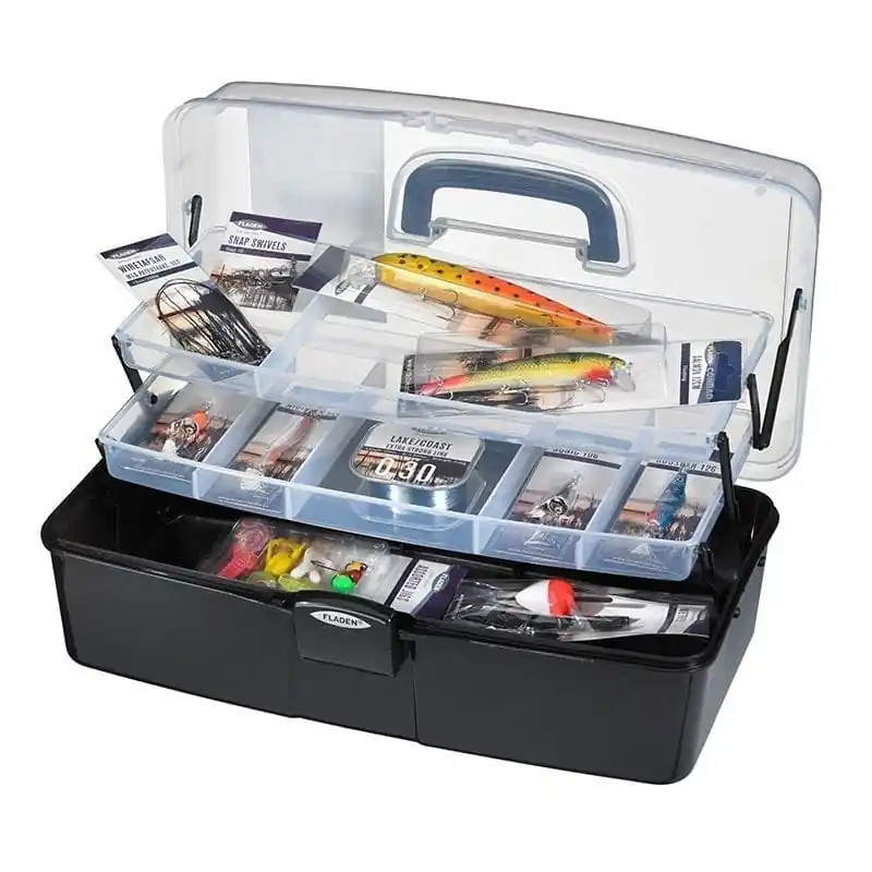 Hoge Kwaliteit Fladen Freshwater And Light Saltwater Tacklebox (Viskoffer Met Inhoud!)