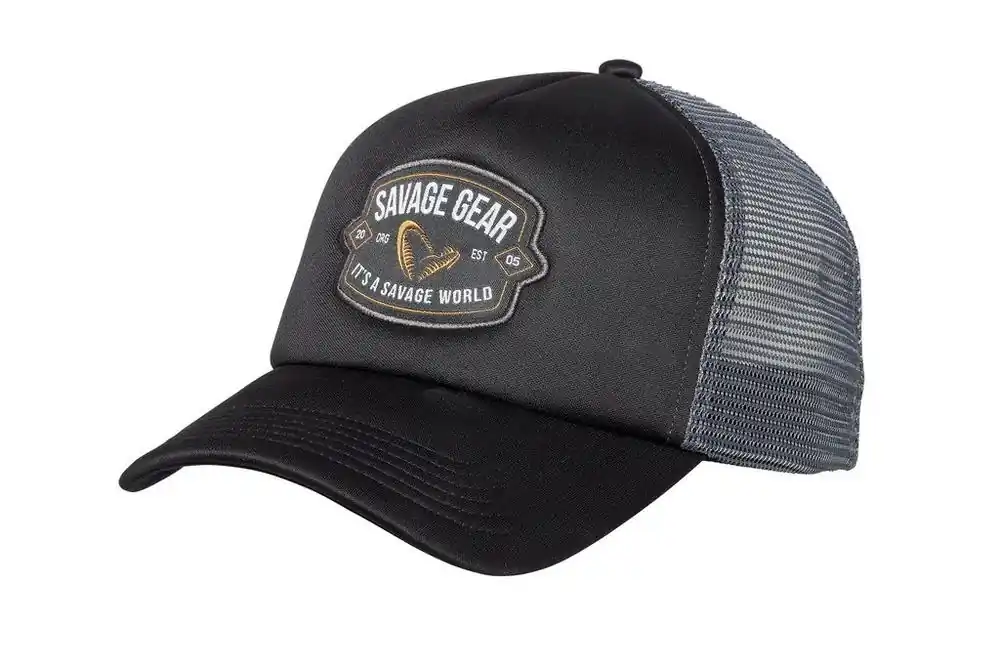 Savage Gear Badge Trucker Cap Black Koop Vandaag