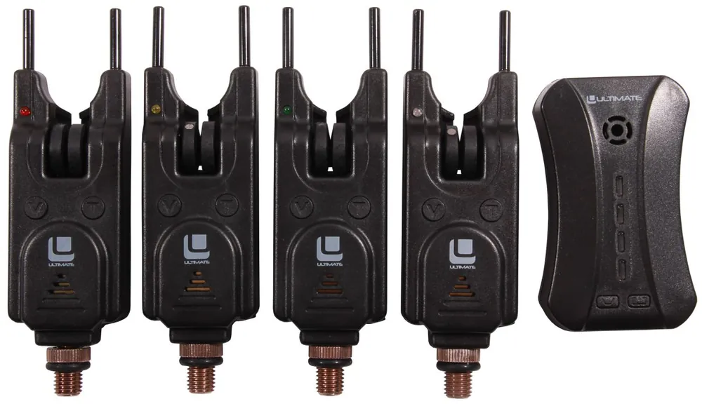 Ultimate Storm Bite Alarm Beetmelder Set 4+1 Gratis Retour