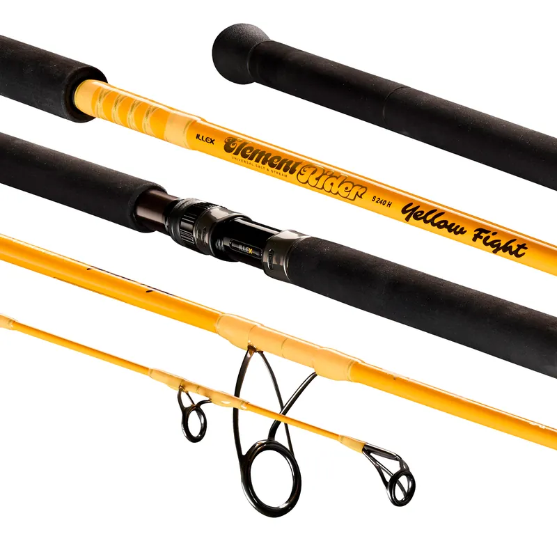 Illex Element Rider X5 S 240 H Yellow Fight Spinhengel 2.40m (80-180g) Laatste Kans