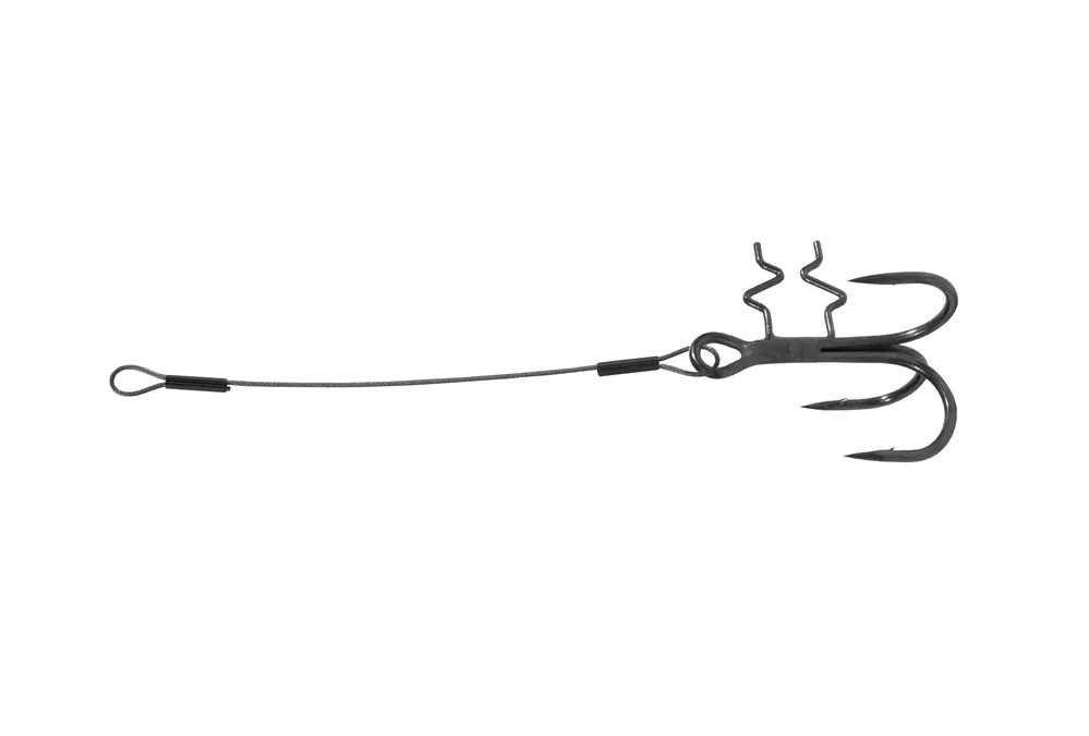 Veilige Betaling BKK Assist Spear Softbait Stinger 7x7 Wire Zander 7kg (0.36mm) (2 Stuks) 4