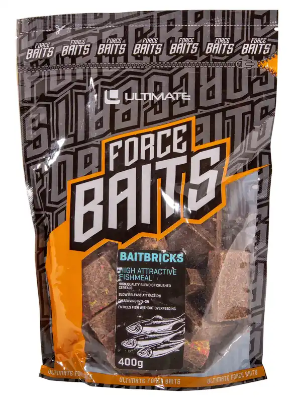 Ultimate BaitBricks Lokvoer Blokjes (400g) Highly Attractive Fishmeal Lage Kosten