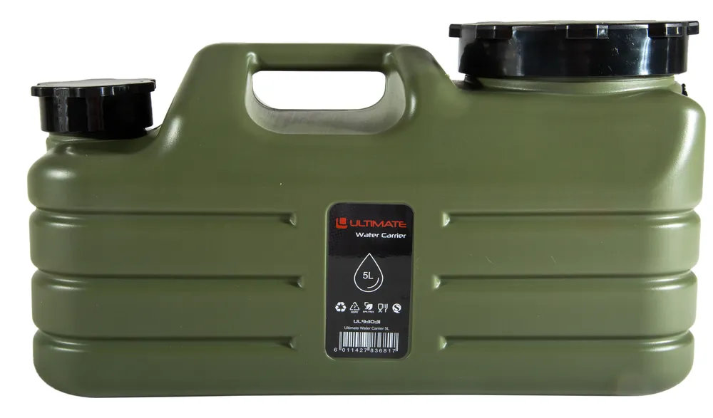 Ultimate Water Carrier Jerrycan (Incl. Kraantje, Sponsje & Verlengstuk) 5L Korting