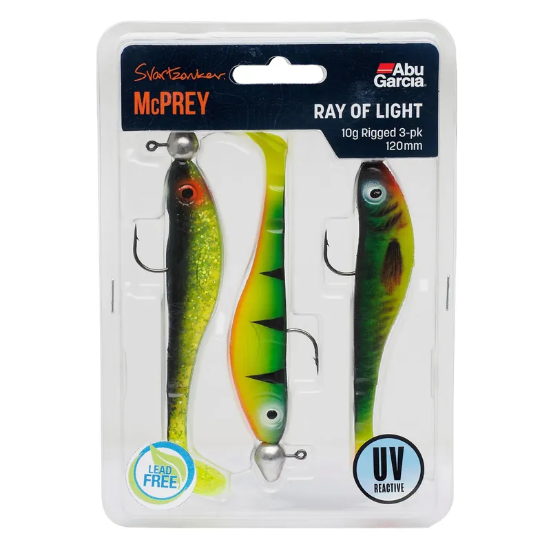 Abu Garcia Svartzonker McPrey Prerigged (3 stuks) Real Series Uitverkoop