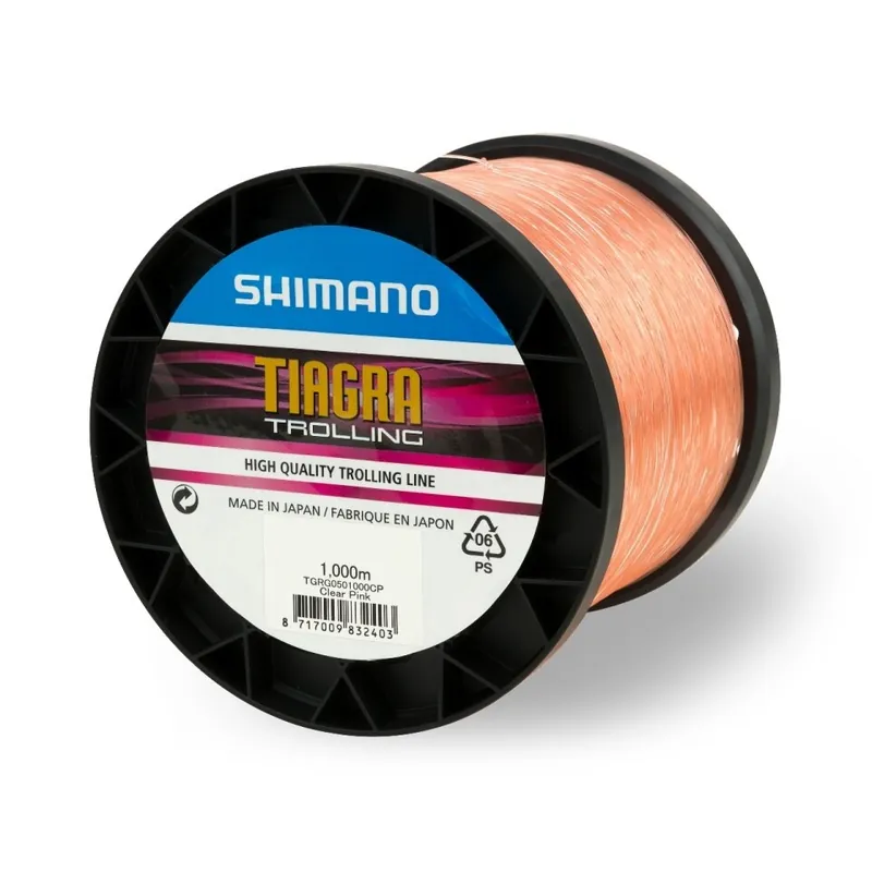 Shimano Tiagra Trolling Nylon Vislijn Clear Pink 1000m 0.45mm / 20lb Bestel Nu