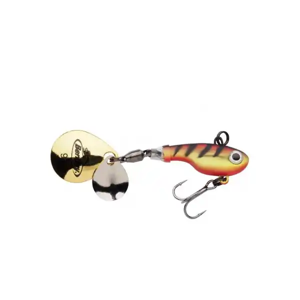 Lage Kosten Berkley Pulse Spintail 14g Brown Chartreuse