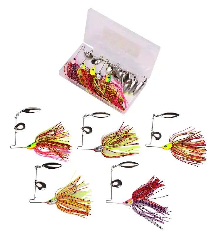 Fish4All Vibra Spinnerbait Box 15g (5 Stuks) Fabrieksprijs