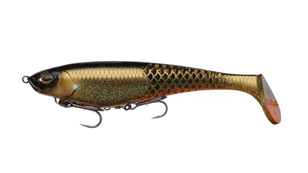 Gecertificeerd Berkley CullShad Shallow Softbait 20cm (79g) Black Ghost