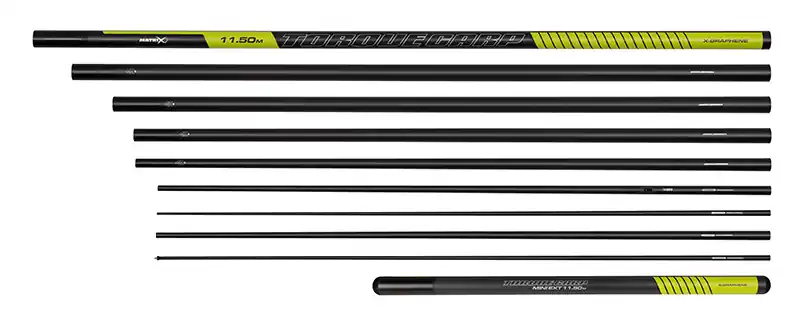 Matrix Torque Carp X Power Pole Vaste Hengel Package 11.5m Snelle Levering