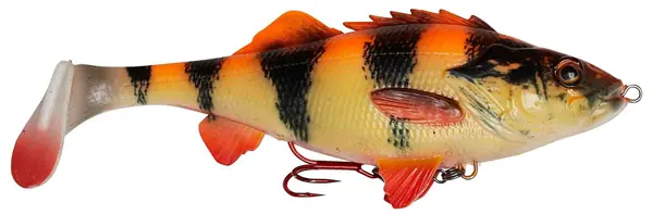 Direct Verzonden Savage Gear 4D Perch Shad 12,5cm Firetiger
