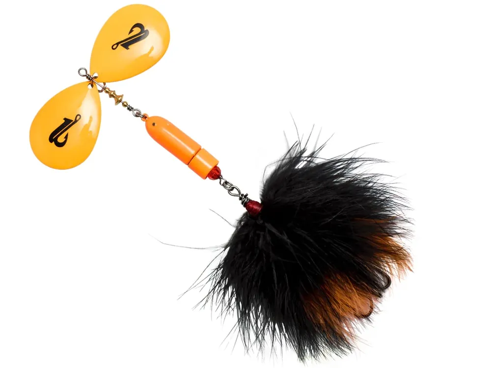 Express Levering Livingston Lures EBS Spinner 158 In Line Spinner Sinker 20cm (46g) Fire Tiger