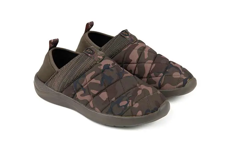 Fox Camo/Khaki Bivvy Slippers 42 Uitverkoop