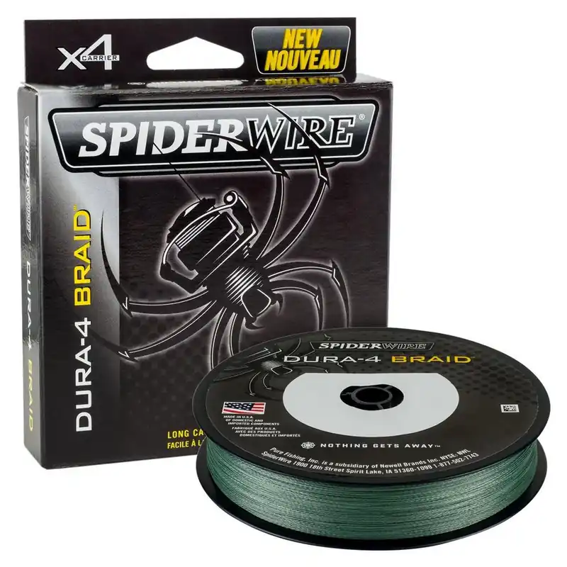 SpiderWire Dura 4 Moss Green Gevlochten Lijn (1800m) 0.25mm/23.2kg Nu Kopen
