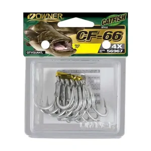 Bestseller Owner CF-66 Catfish Treble Haken 2/0 (5 stuks)
