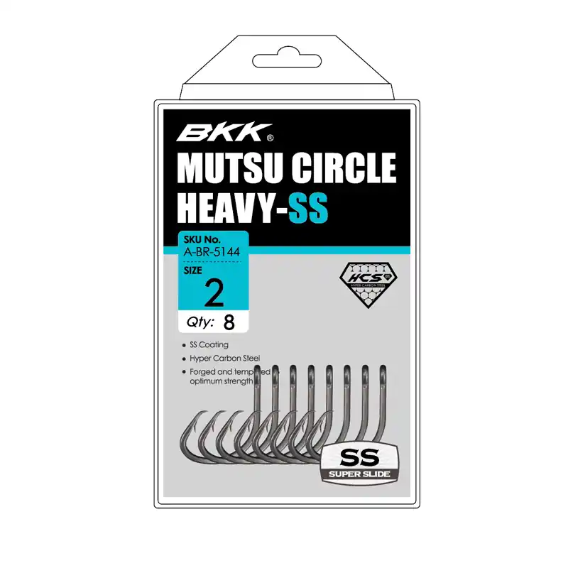 BKK Mutsu Circle Heavy SS Zeevis Haken 1 Lage Kosten