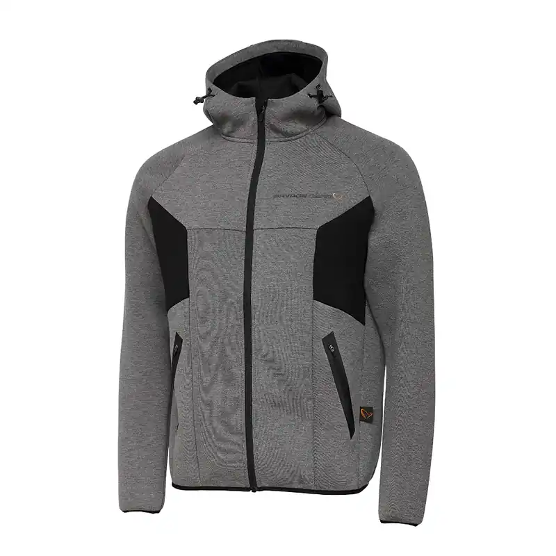 Savage Gear Tec-Foam Zip Hoodie Dark Grey Melange L Nu Kopen