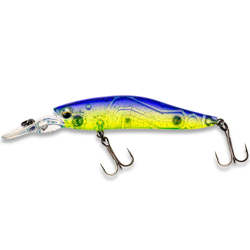 LMAB KØFI Flash Vibe 67 Suspending Medium Runner Twitchbait 6.7cm (7g) Real Perch Alleen Vandaag