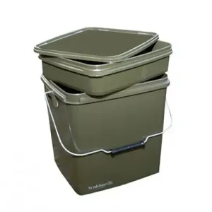 Trakker Olive Square Container 13L met Tray Alleen Vandaag
