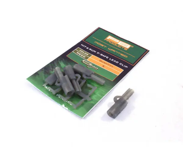 PB Products Hit & Run X-Safe Leadclip (5 stuks) Gravel Betaalbaar