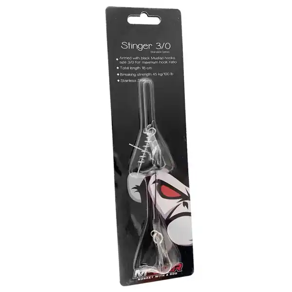 M-WAR Shallow Stinger Hook Size 1/0 Tijdelijk Beschikbaar