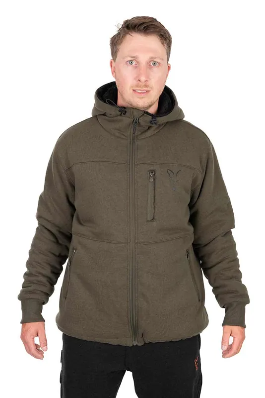 Betaalbaar Fox Collection Sherpa Jas Green/Black L