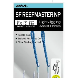 BKK SF Reefmaster NP Long Zeevis Haak (2 Stuks) 4/0 Koopje