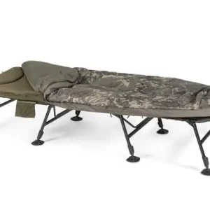 Beperkte Voorraad Nash Indulgence HD40 Sleep System 8 Legs Camo Stretcher (Incl. Dekbed)
