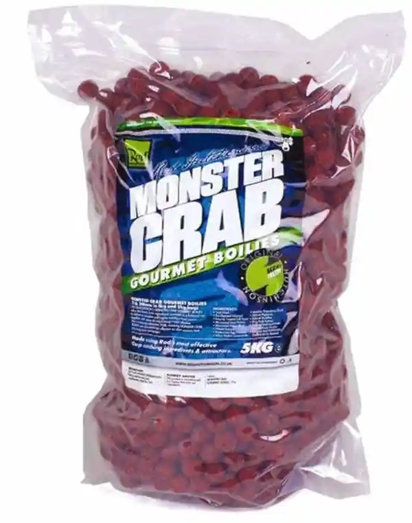 Rod Hutchinson Monster Crab Boilies 15MM / 5KG Seizoensaanbieding