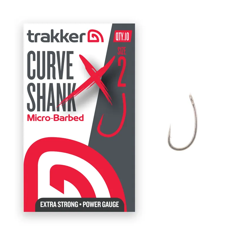 Trakker Curve Shank XS Hooks Micro Barbed (10 Stuks) 6 Koop Online