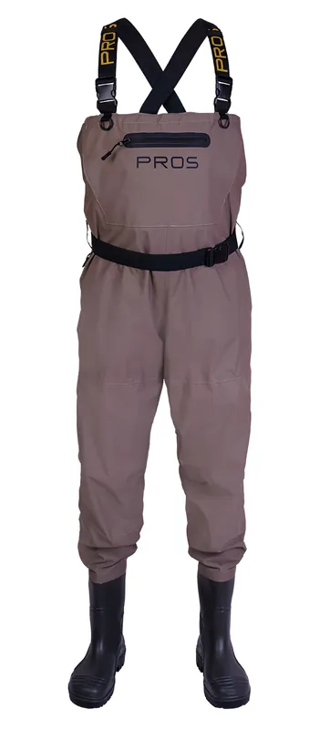 Beperkte Voorraad PROS Breathable Chest Waders SB04 Air Olive Waadpak 43