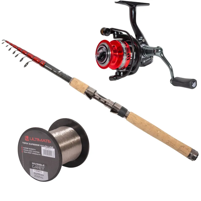 Direct Verzonden Ultimate TLX Tele Spin Combo TLX Spin 2.70m