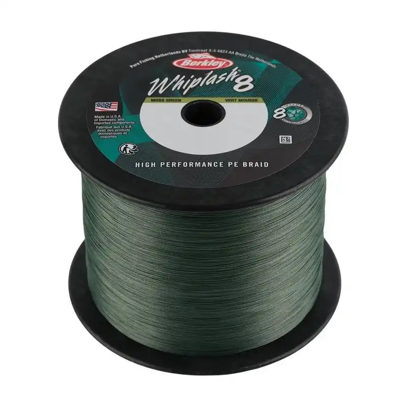 Berkley Whiplash 8 Gevlochten Lijn Green 2000m 0.06mm (10.7kg) Betaalbaar